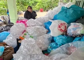 Kerja Sama dengan DLH Kota Batam, Warga LDII Sekupang Konversi 1,3 Ton Sampah Jadi Rupiah