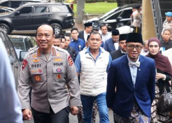 Wamenhaj Dahnil dan Wakapolri Dedi Prasetyo