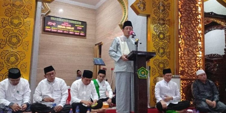engurus DPD LDII Kota Bengkulu menghadiri undangan “Tabligh Akbar Bersama Menteri Agama RI, Nasaruddin Umar”. Foto: LINES.