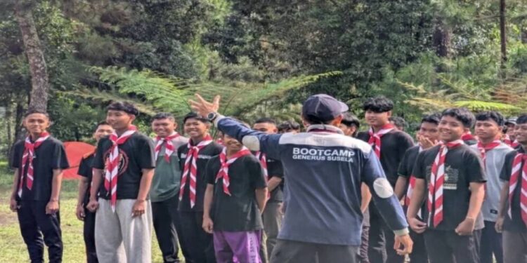 DPD LDII Kabupaten Sukoharjo menggelar kegiatan Bootcamp Generus Susela. Foto: LINES.