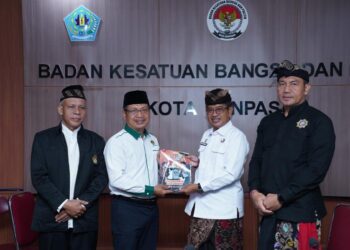 LDII Denpasar Temui FKUB dan Kesbangpol Bahas Pengelolaan Sampah Bersama