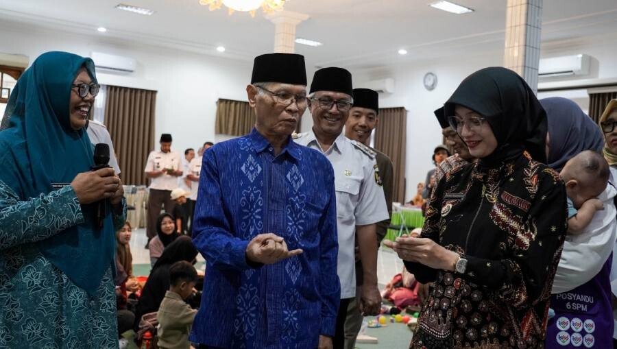 KH Sunarto: Posyandu Kolaborasi Nyata Pemkot dan Ponpes Wali Barokah