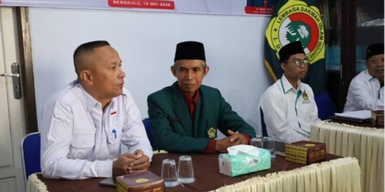 Bakesbangpol Kota Bengkulu berkunjung ke kantor DPD LDII Kota Bengkulu. Foto: LINES.
