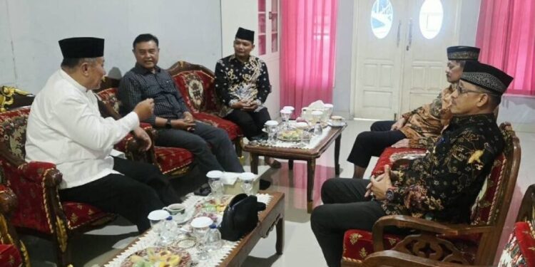 DPW LDII Lampung menerima kunjungan perwakilan Badan Intelijen Negara Daerah. Foto: LINES.