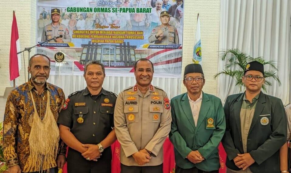 DPW LDII Papua Barat menghadiri kegiatan tatap muka bersama Kapolda Papua Barat. Foto: LINES.