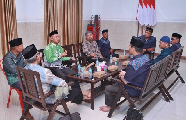 DPD LDII Kota Bontang menggelar pengajian bersama para mubaligh di Masjid Baitul Musthofa, Bontang Barat. Foto: LINES.
