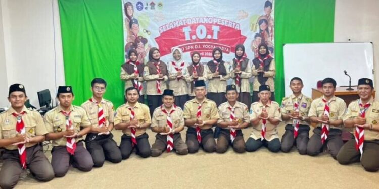Satuan Komunitas Sekawan Persada Nusantara (Sako SPN) Daerah Istimewa Yogyakarta (DIY) menggelar pelatihan Training of Trainer bagi pembina gugus depan. Foto: LINES.