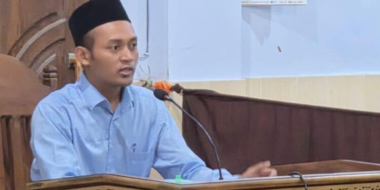 Mahasiswa Kuliah Kerja Nyata STAI Al Hidayat Lasem memberikan penilaian positif terhadap kehidupan sosial dan aktivitas keagamaan warga LDII di PAC LDII Dasun, Kecamatan Lasem, Kabupaten Rembang. Foto: LINES
