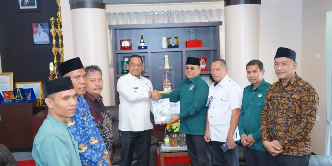 DPD LDII Kab. Luwu melakukan audiensi ke Bupati Luwu dalam rangka pelaksanaan MUSDA V, yang akan diselenggarakan pada 3 Juni 2026 mendatang. Foto: LINES