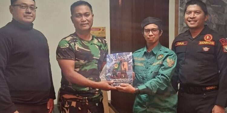 DPD LDII Kabupaten Mimika memperkuat komunikasi dan sinergi dengan aparat keamanan. Foto: LINES.