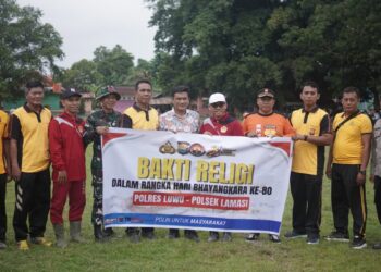 Peringati Hari Bhayangkara ke-80, LDII Bersama TNI-Polri Gelar Aksi “Bakti Religi”