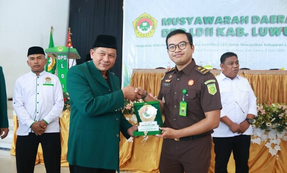 Kajari Kab. Luwu menghadiri Musda V DPD LDII Kab. Luwu. Foto: LINES.