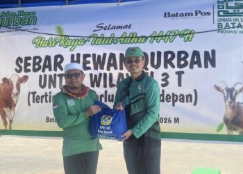 LDII dan LAZ BATAM Kerja Sama Salurkan Paket Daging Kurban ke Pulau-Pulau Terluar