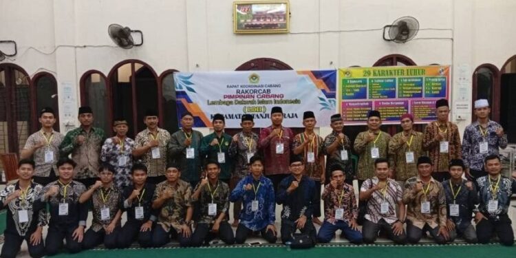 PC LDII Kecamatan Tanjung Raja mengadakan Rapat Kordinasi Cabang (Rakorcab). Foto: LINES.