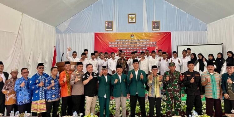 Pengukuhan pengurus LDII Kolaka Timur 2026-2031. Foto: LINES.
