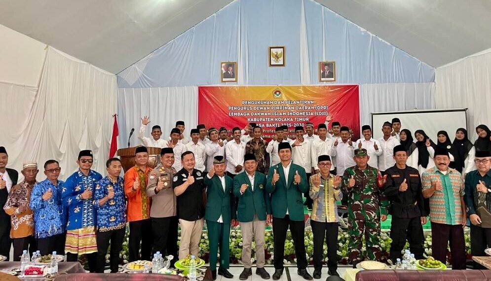 Pengukuhan pengurus LDII Kolaka Timur 2026-2031. Foto: LINES.