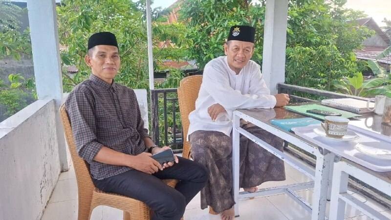Pengurus DPD LDII Kabupaten Bantaeng silaturrahim dengan Ketua Majelis Ulama Indonesia (MUI) Kabupaten Bantaeng yang baru, KH Hamzah Israil. Foto: LINES.