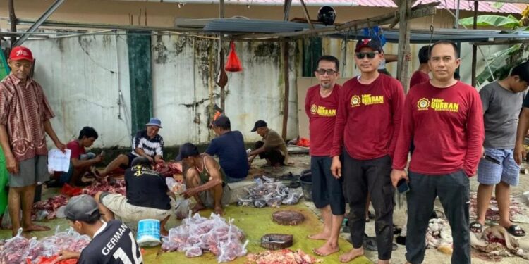 DPD LDII Kota Singkawang, Kalimantan Barat, berkurban sebanyak 30 hewan kurban pada Idul Adha 1447H. Foto: LINES