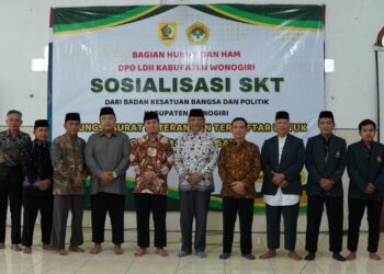 Hadiri Sosialisasi SKT Kesbangpol, LDII Wonogiri Perkuat Tertib Administrasi Ormas