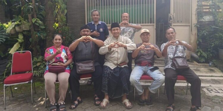Sejumlah pemuka agama Katolik dari Gereja Santo Yusuf mengunjungi Kantor DPD LDII Kabupaten Jember, pada Rabu (27/5/2026). Foto": LINES