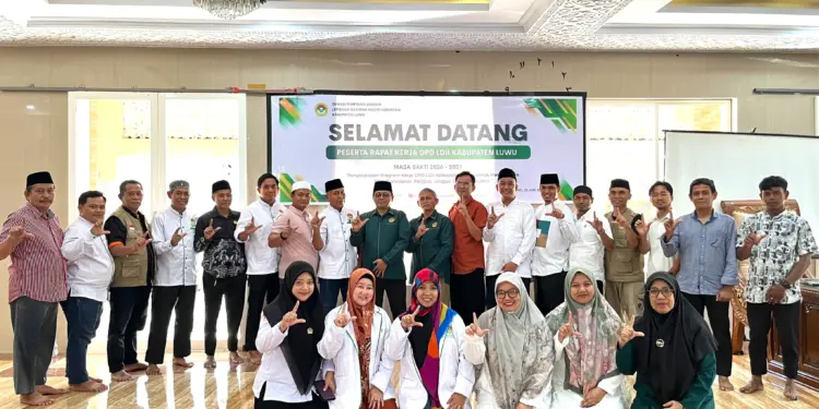 DPD LDII Kab. Luwu menggelar Rapat Kerja Daerah (Rakerda) 2026 di Masjid Al-Muttaqien, Belopa, Luwu Sulawesi Selatan pada Senin (22/6/2026). Foto: LINES