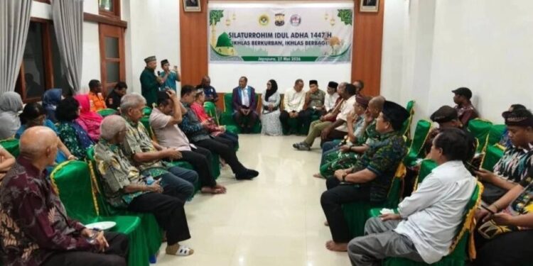 DPW LDII Papua menggelar silaturahim Idul Adha di PPPM Al-Manshurin. Foto: LINES.