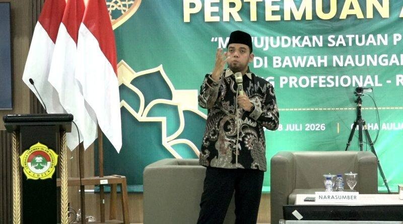 Ketua DPP LDII Akmaludin Akbar di Pertemuan Akbar 2026 LDII Jabar. Foto: LINES.