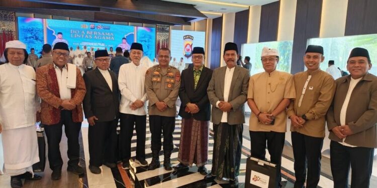 LDII Banten menghadiri Doa Bersama Lintas Agama di Polda Banten. Foto: LINES.