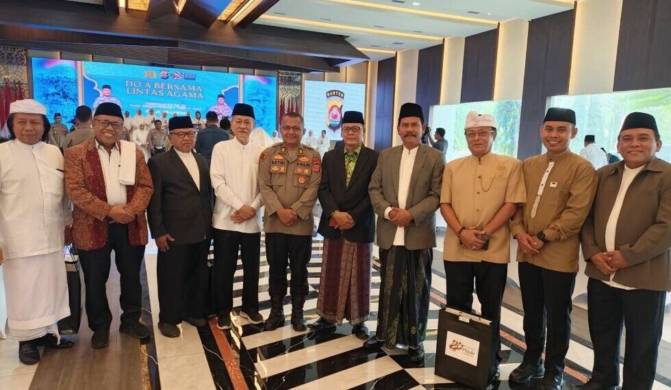 LDII Banten menghadiri Doa Bersama Lintas Agama di Polda Banten. Foto: LINES.