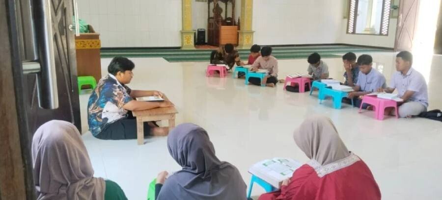 DPD LDII Hulu Sungai Utara, Kalimantan Selatan, memanfaatkan liburan sekolah. Foto: LINES.