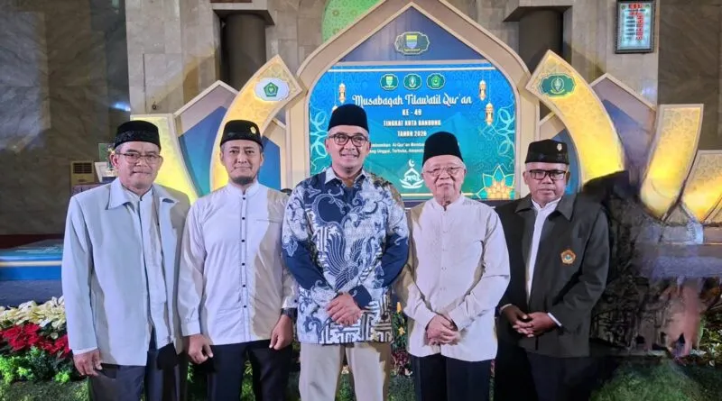 DPD LDII Kota Bandung menghadiri pembukaan Musabaqah Tilawatil Quran (MTQ) ke-49 di Masjid Agung Alun-alun Kota Bandung, pada Kamis (26/6/2026). Foto: LINES