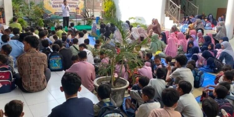 Monitoring dan Evaluasi Generasi Usia Dini LDII Sukoharjo. Foto: LINES.