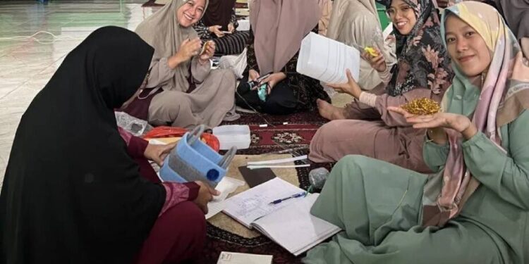 (PPG) Bidang Keputrian menggelar pelatihan kemandirian bagi remaja putri se-Kecamatan Tanah Grogot. Foto: LINES.