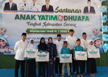 LDII Serang Apresiasi Pemkab dan BAZNAS Santuni 1.500 Anak Yatim dan Dhuafa