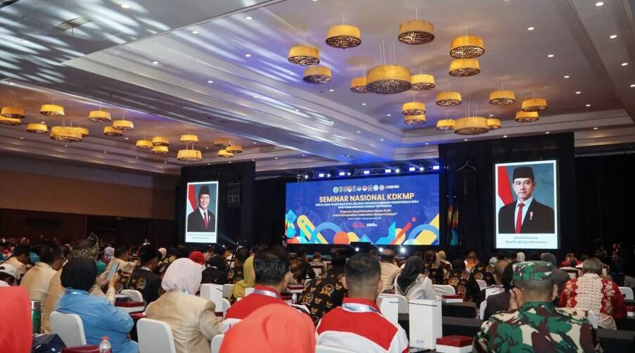 Seminar Nasional Koperasi Desa/Kelurahan Merah Putih (KDKMP). Foto: LINES.