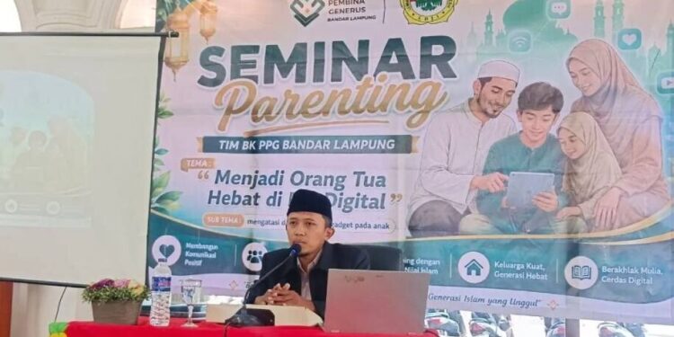 Seminar Parenting LDII Bandar Lampung. Foto: LINES.