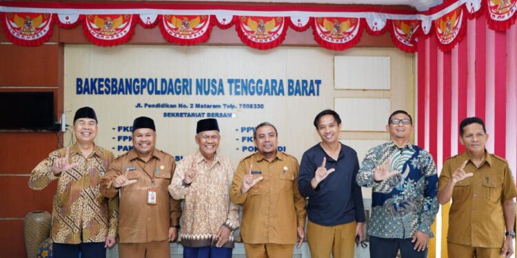 Menyongsong pelaksanaan Musyawarah Wilayah (Muswil) VIII, DPW LDII Provinsi Nusa Tenggara Barat (NTB) memperkuat koordinasi dengan pemerintah daerah. Foto: LINES