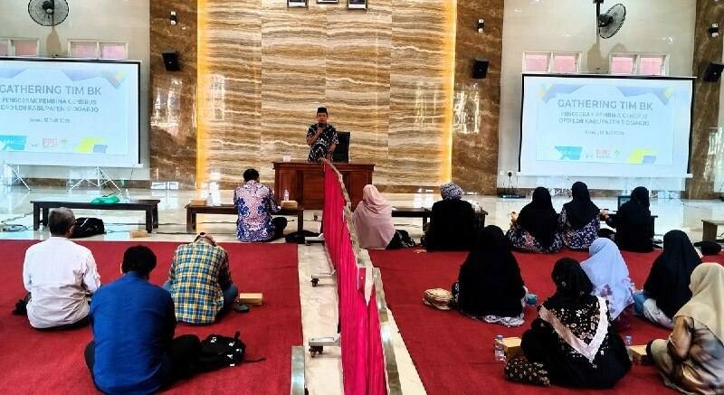 DPD LDII Kabupaten Sidoarjo bersama Penggerak Pembina Generus (PPG) Sidoarjo menggelar gathering konseling. Foto: LINES.