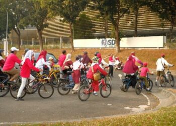 Fun Bike LDII Ciputat Padukan Gaya Hidup Sehat dan 29 Karakter Luhur