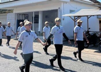 Pemuda LDII Bagorejo Partisipasi dalam Lomba Gerak Jalan HUT ke-81 RI