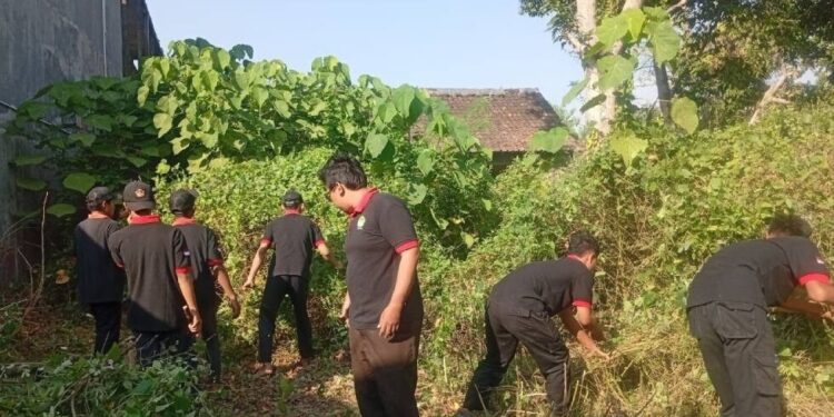 PC LDII Pedan menggelar Kerja Bakti Nasional LDII 2026. Foto: LINES.