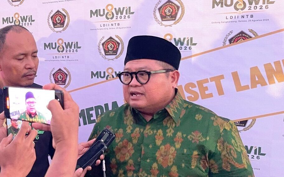 Ketua Umum DPP LDII H. Dody Taufiq Wijaya saat media gathering Muswil LDII NTB. Foto: LINES.