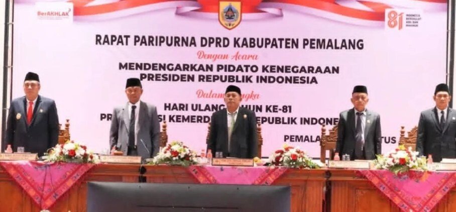 LDII Pemalang menghadiri rapat paripurna DPRD. Foto: LINES.