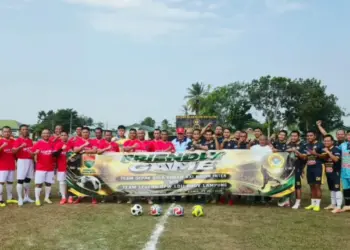 LDII Lampung Helat Pertandingan Sepak Bola Persahabatan dengan Kodam XII/Radin Inten