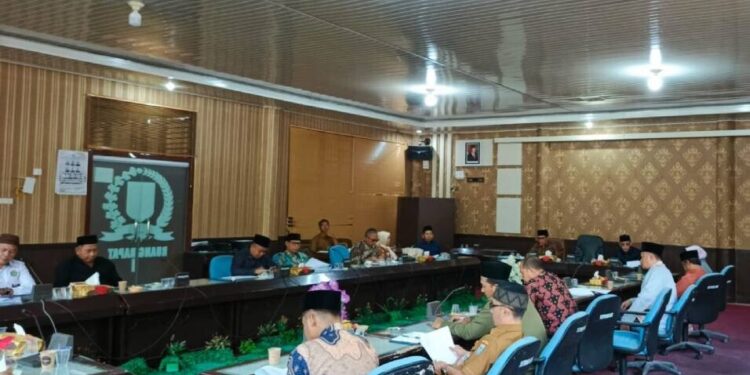 Ponpes Al Mansyurin dan P3M Bahrul Ulum, naungan DPD LDII Way Kanan, menghadiri undangan pembahasan Rancangan Peraturan Daerah (Raperda). Foto: LINES.