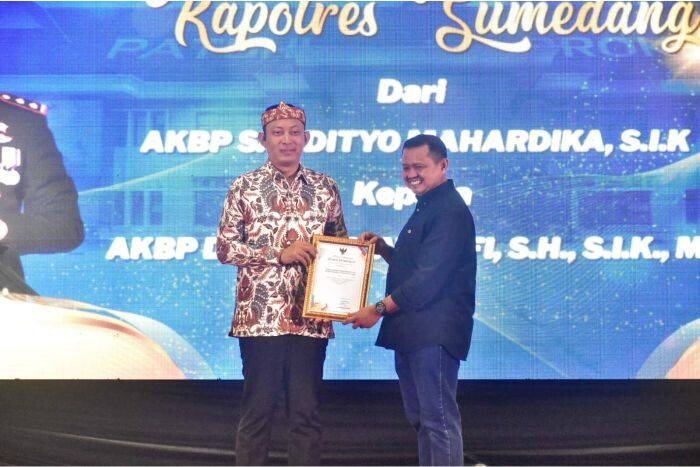 Pisah Sambut DPD LDII Sumedang. Foto: LINES.