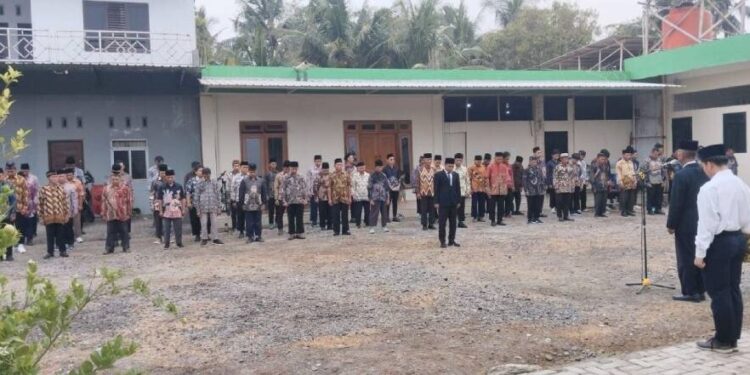 LDII Kebumen menggelar Upacara Bendera HUT RI ke-81. Foto: LINES.