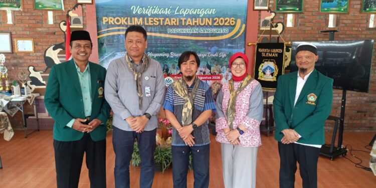 LDII DIY berkomitmen mendampingi Padukuhan Sangurejo pada verifikasi lapangan ProKlim Lestari 2026. Foto: LINES.