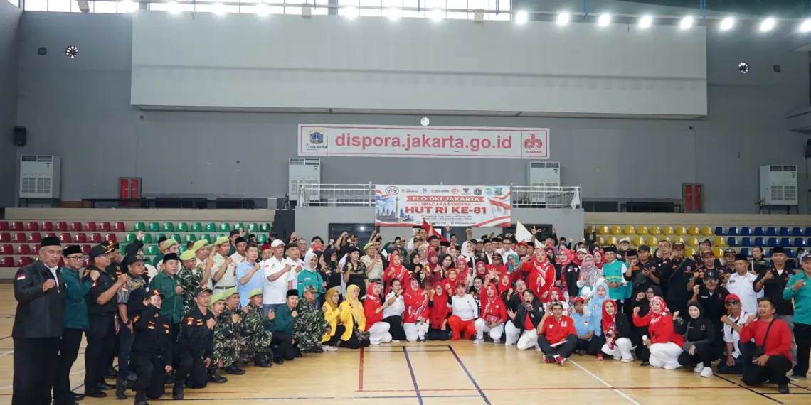 DPW LDII DKI Jakarta menghadiri kegiatan Forum Lintas Ormas (FLO) DKI Jakarta dalam peringatan HUT ke-81 RI. Foto: LINES