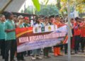 LDII Gunungkidul Gandeng Pemda Bersihkan Sungai Wonosari